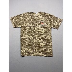 Code Five Texas A&M Horticulture T-Shirt Men Medium Brown Digital Camo Excellent